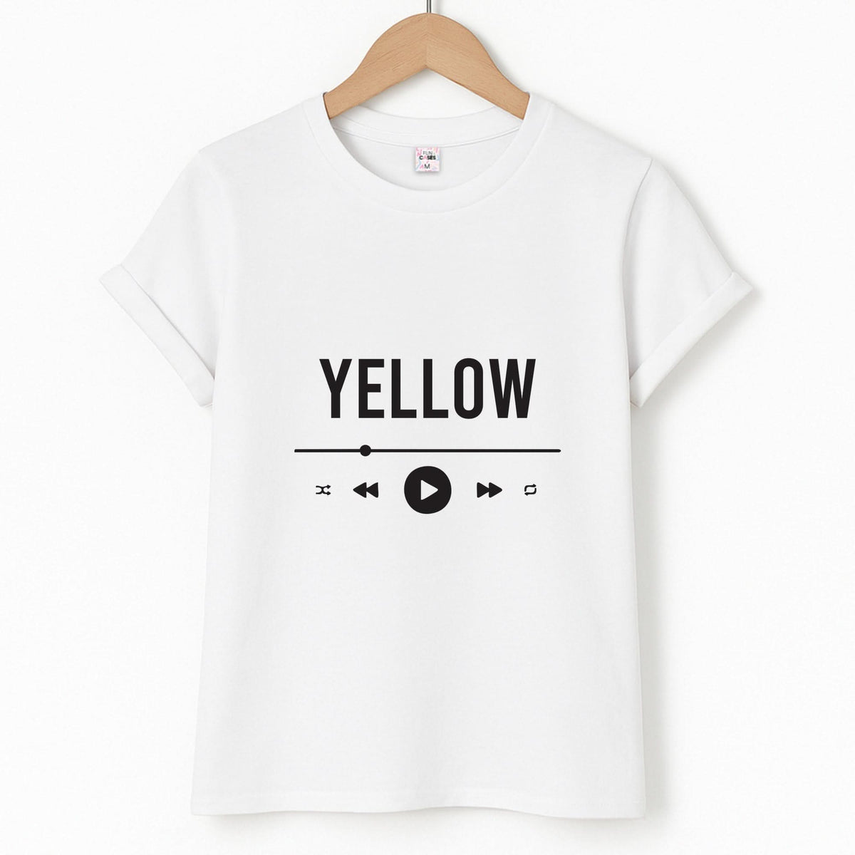 Yellow Music Player T-Shirt