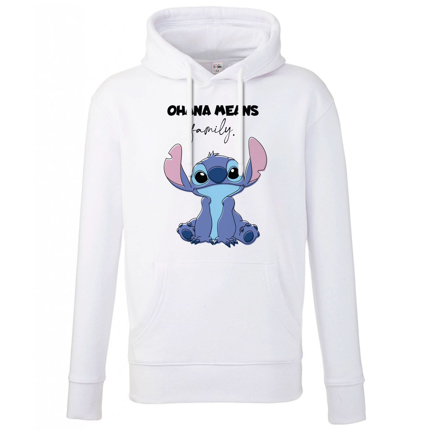 Ohana Means Family Pink Hoodie