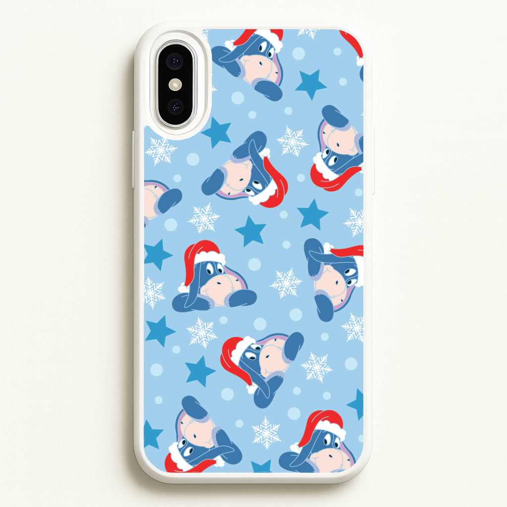 Cartoon Donkey Stars Pattern iPhone XS Max Case