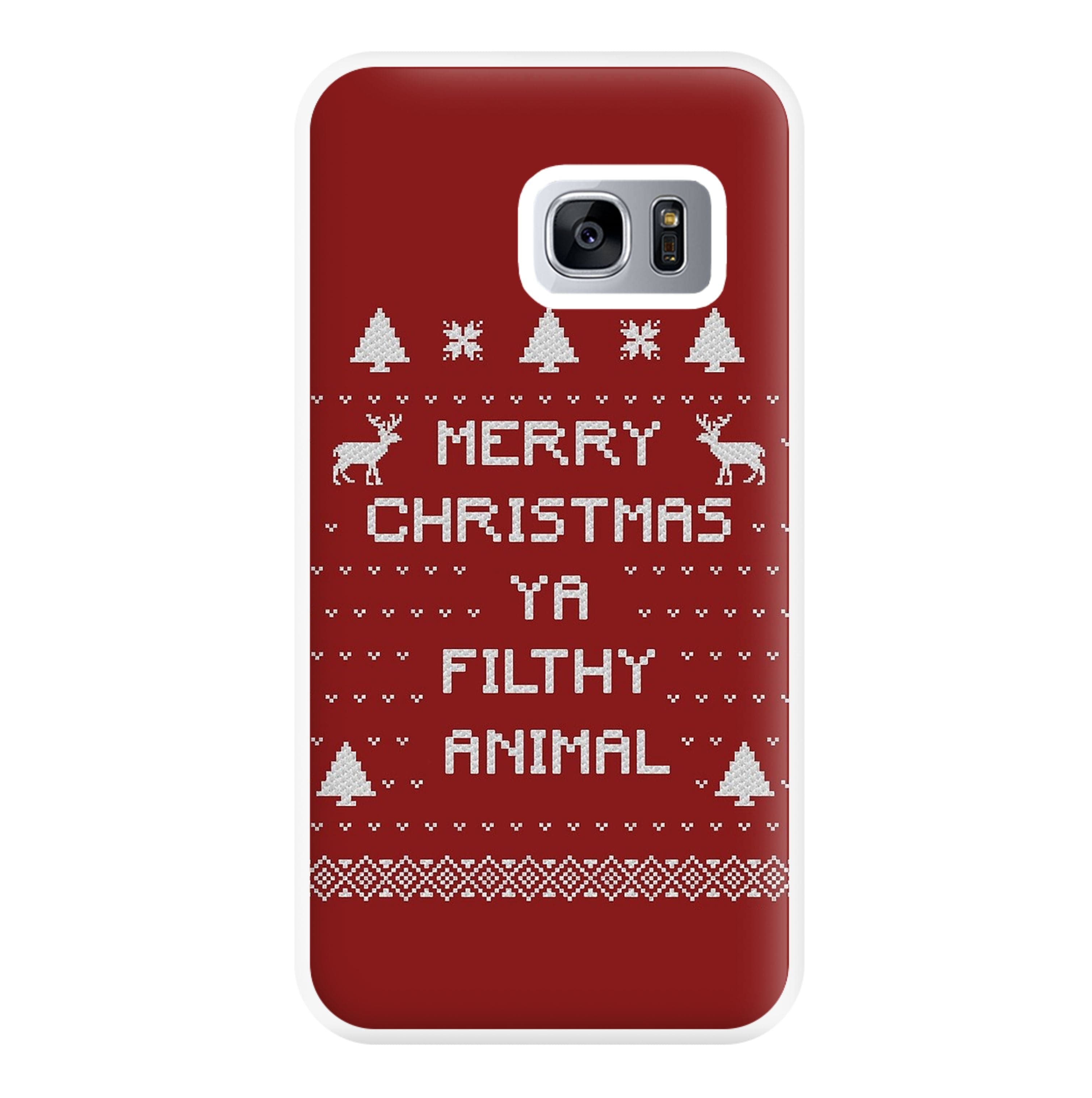 Merry Christmas Ya Filthy Animal Phone Case