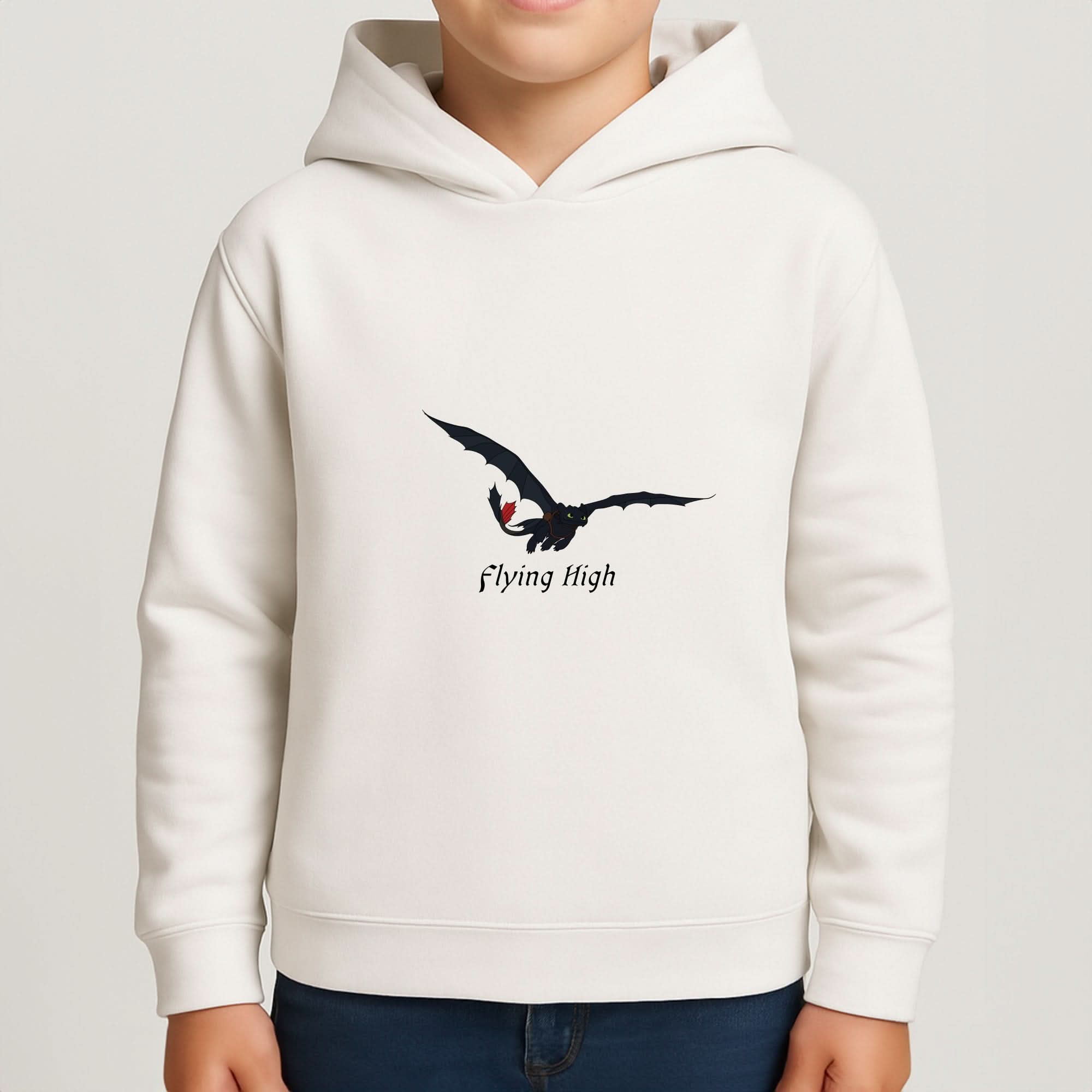 Dragon Flying High Boys Hoodie