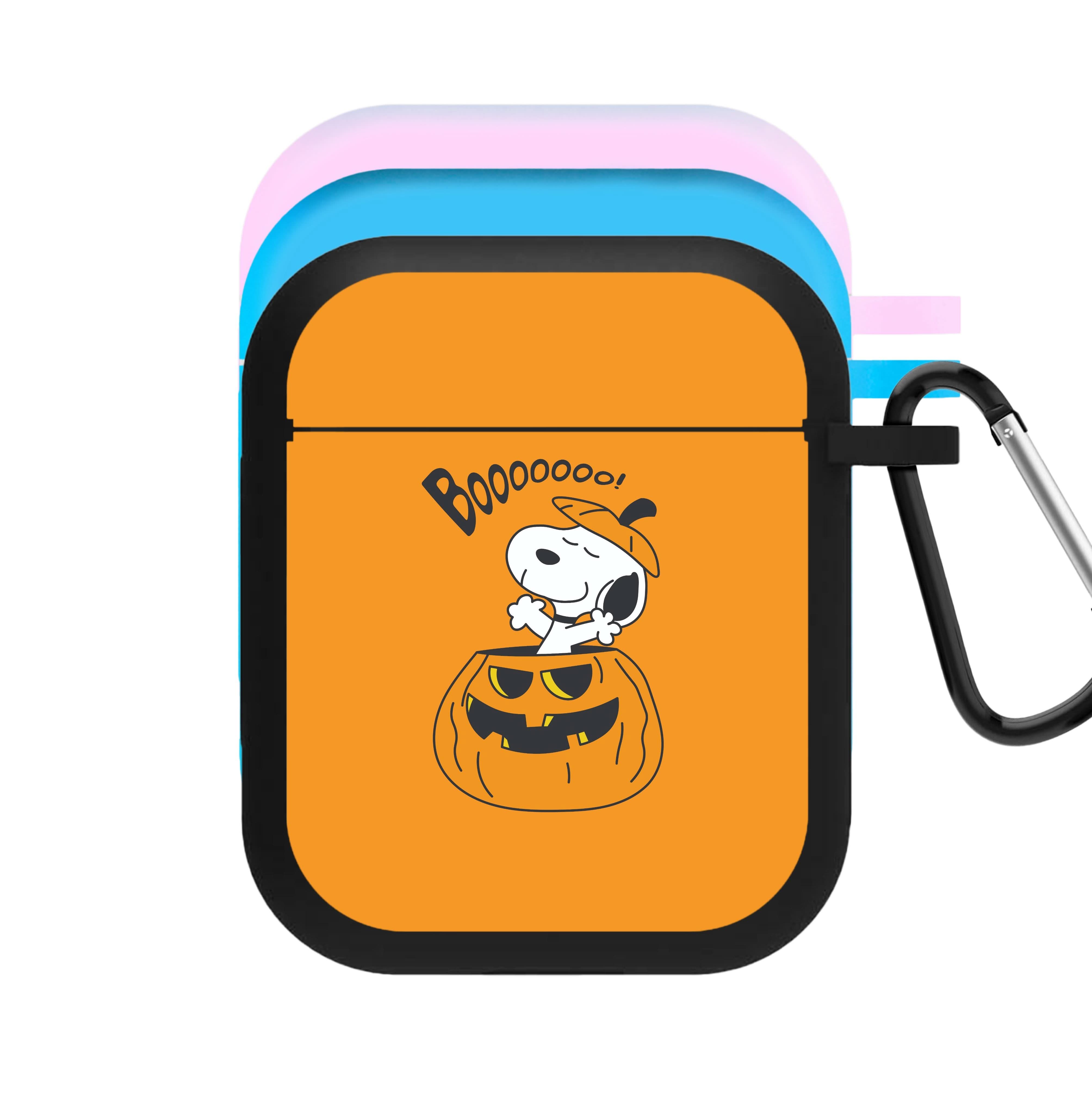 Cartoon Beagle Pumpkin AirPods Case