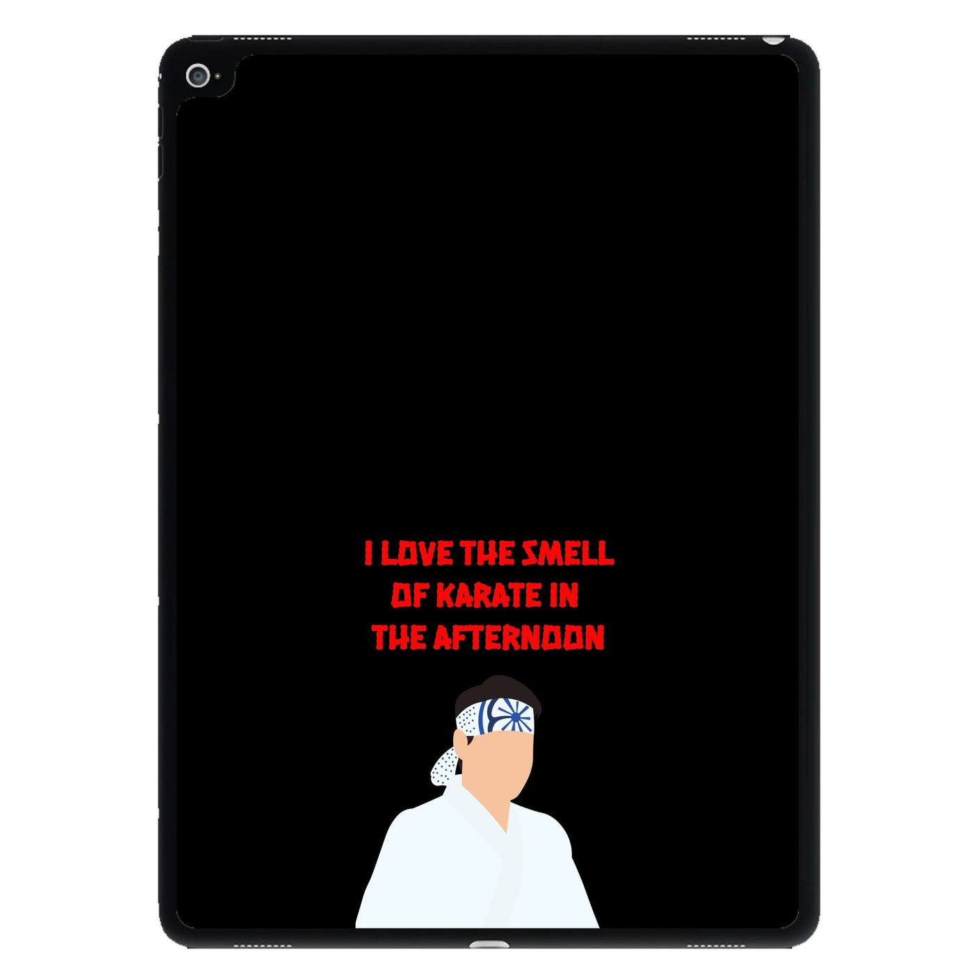 I Love The Smell Of Karate iPad Case