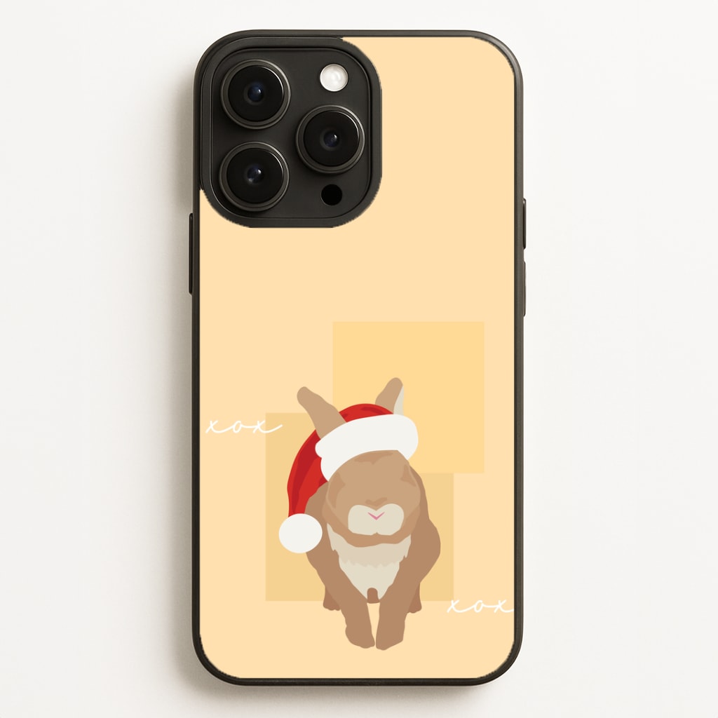 Rabbit Christmas Ears Phone Case for iPhone, Samsung Galaxy and Google Pixel
