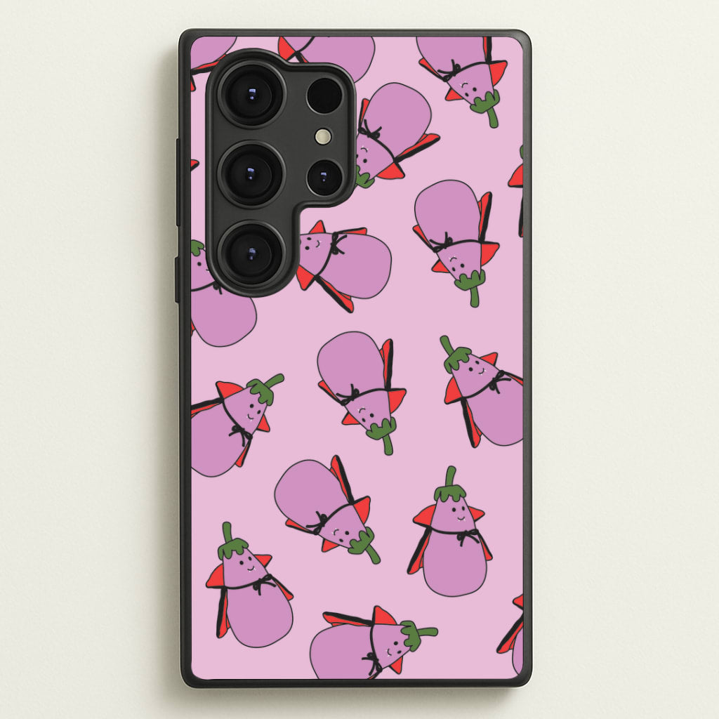 Vampire Vegetable Pattern - Halloween Galaxy S25 Ultra Case