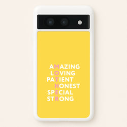 Mother Anagram Google Pixel 8a Case