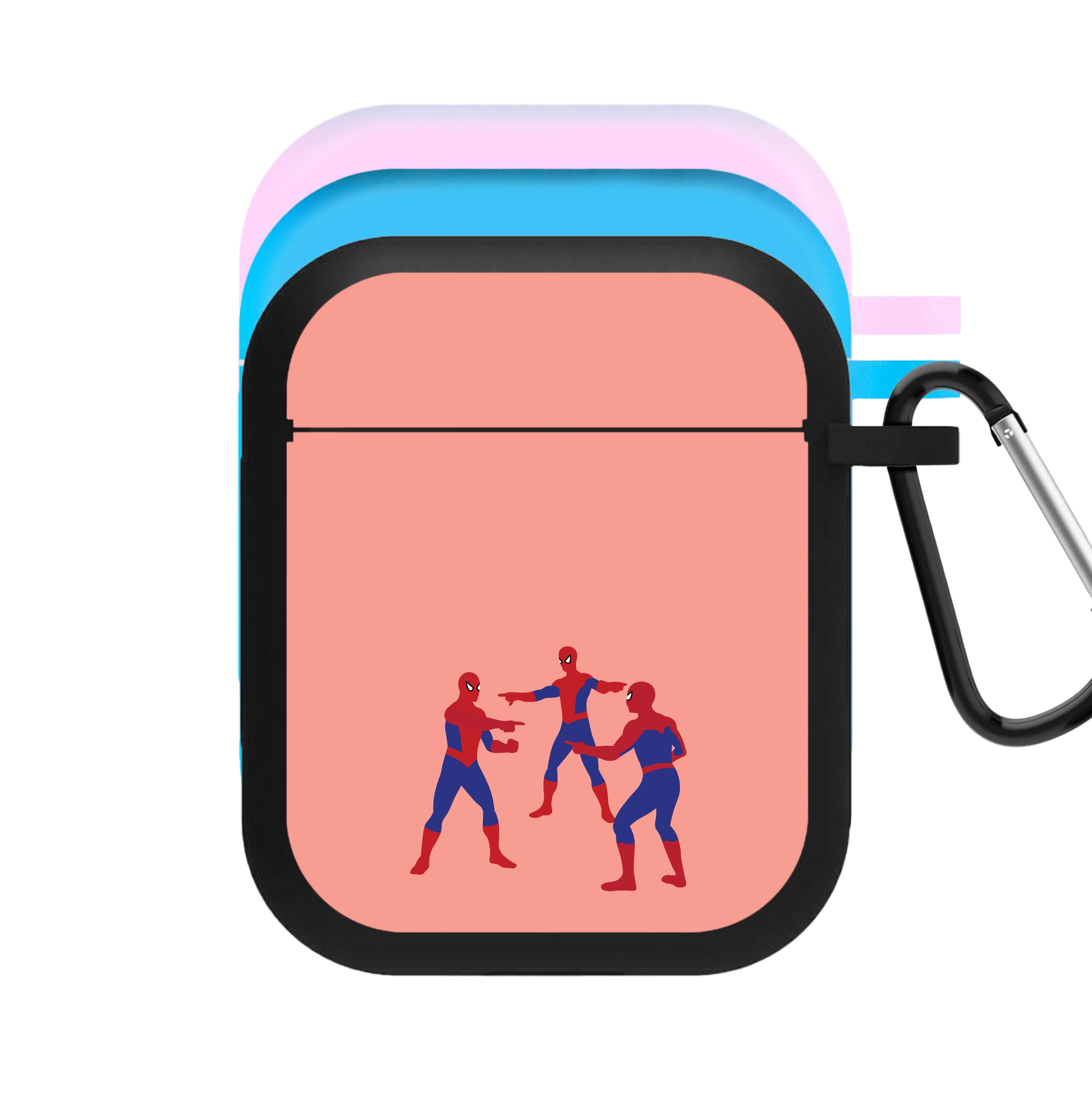 Spider Hero Pointing Meme AirPods Case