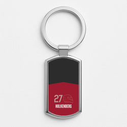 Hulkenberg Helmet 2026 Silver Metal Keyring