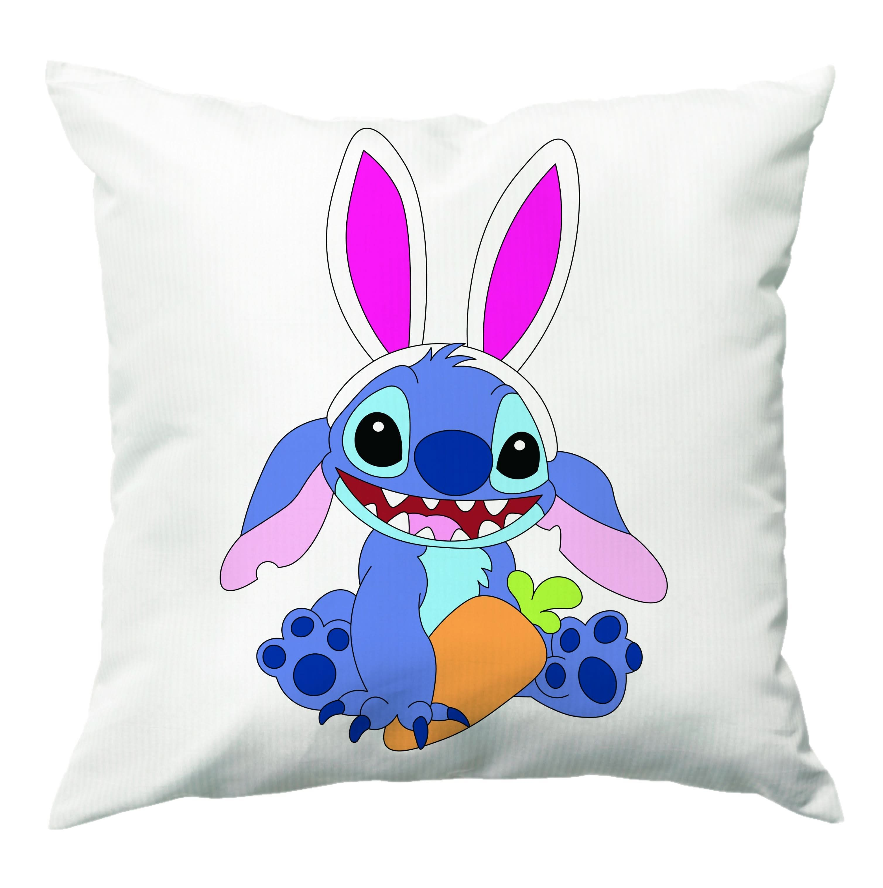 Easter Bunny Blue Alien Cushion