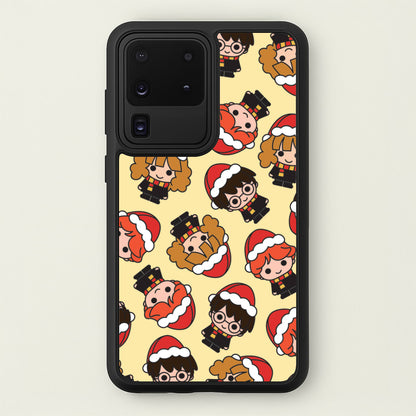 Wizards With Christmas Hats Pattern Galaxy S20 Ultra Case