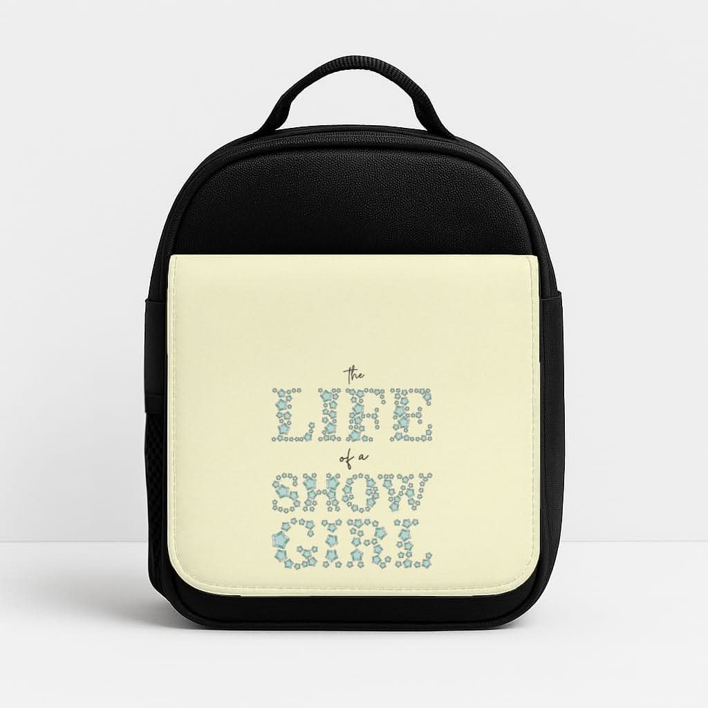 TLOAS Bedazzled Writing Insulated Lunch Bag