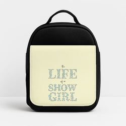 TLOAS Bedazzled Writing Insulated Lunch Bag