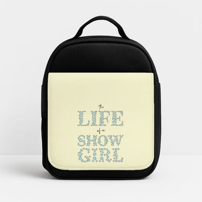 TLOAS Bedazzled Writing Insulated Lunch Bag