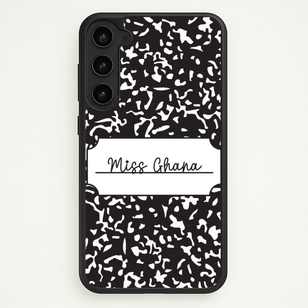 Personalised School Notebook Galaxy S23 Case
