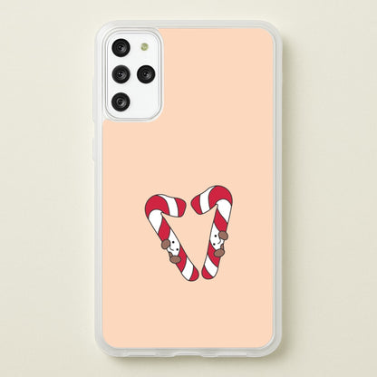 Christmas Candycane Plushies Galaxy S20 Plus Case