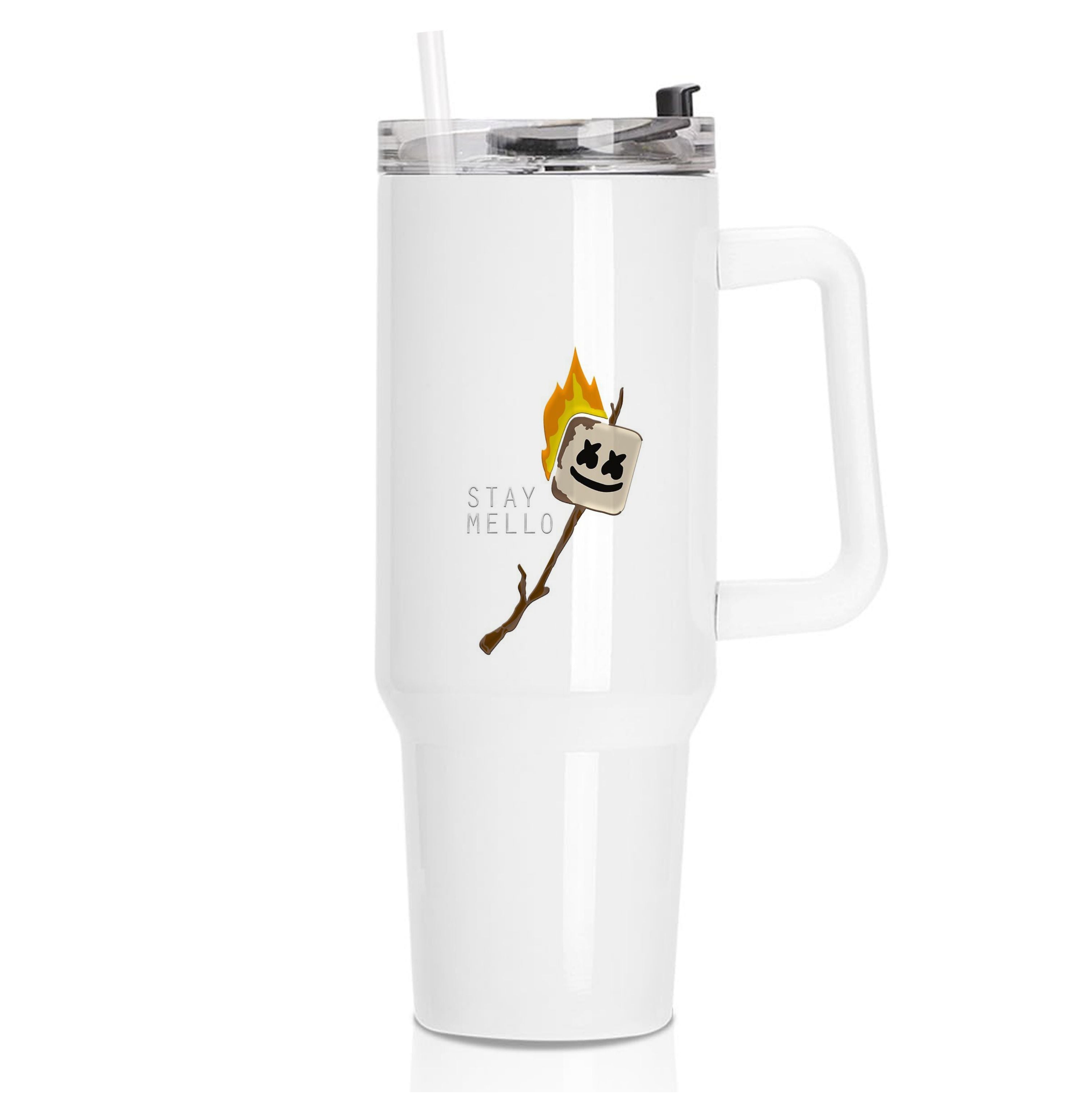 Stay Mello White Helmet DJw - White Helmet DJ Tumbler