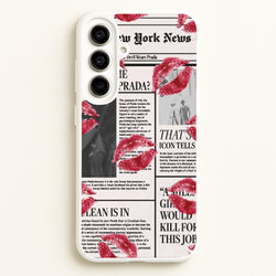 Headline Kisses Galaxy A56 Case