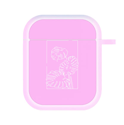 Pink Leaf - Foliage AirPods Case