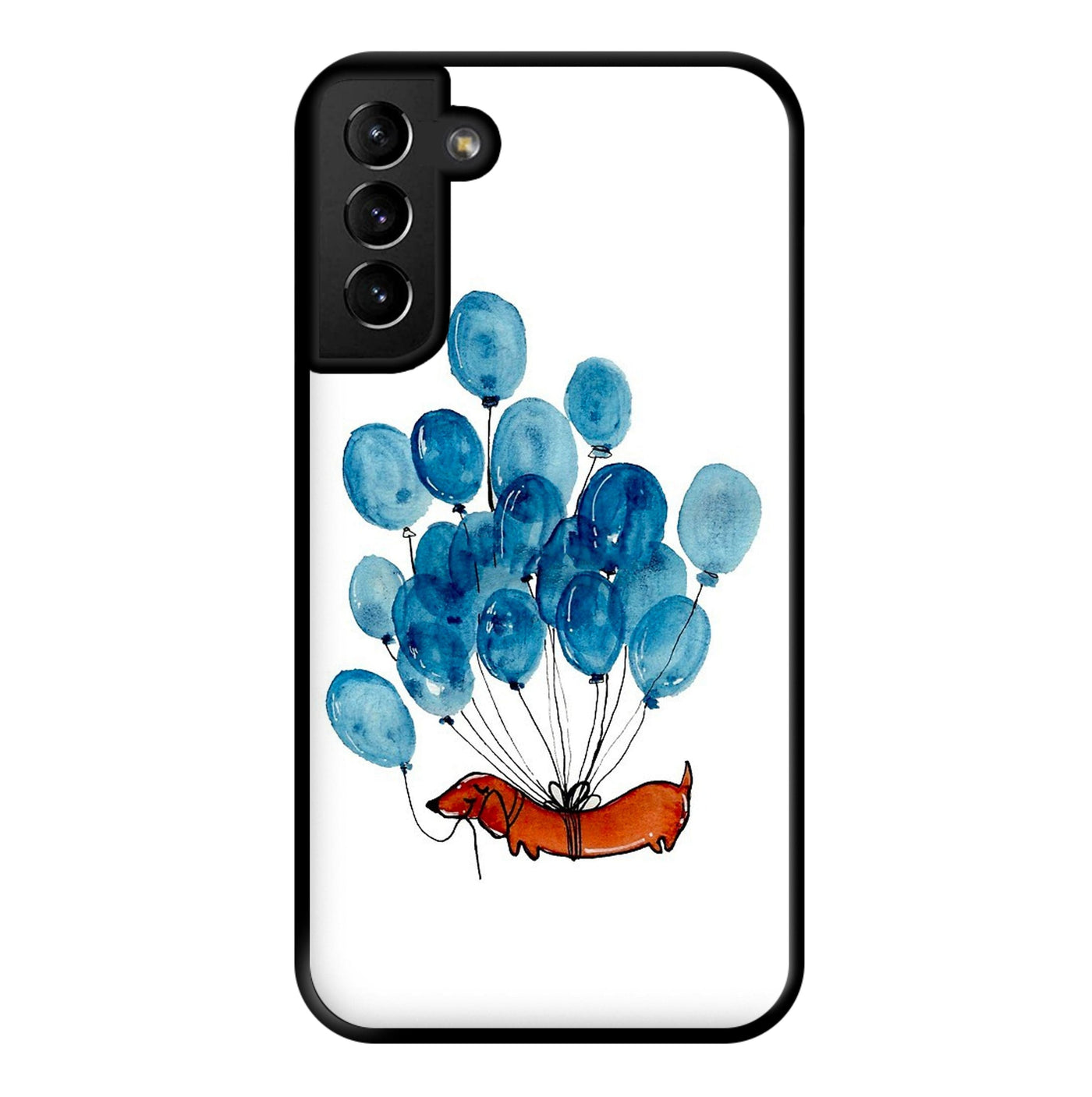 Dachshund And Balloons Phone Case