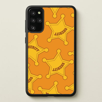 Sheriff Badge Pattern Galaxy S20 Plus Case