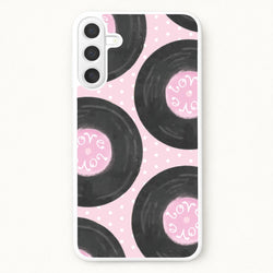 Thrifted Vinyl Polka Pattern Galaxy A37 Case