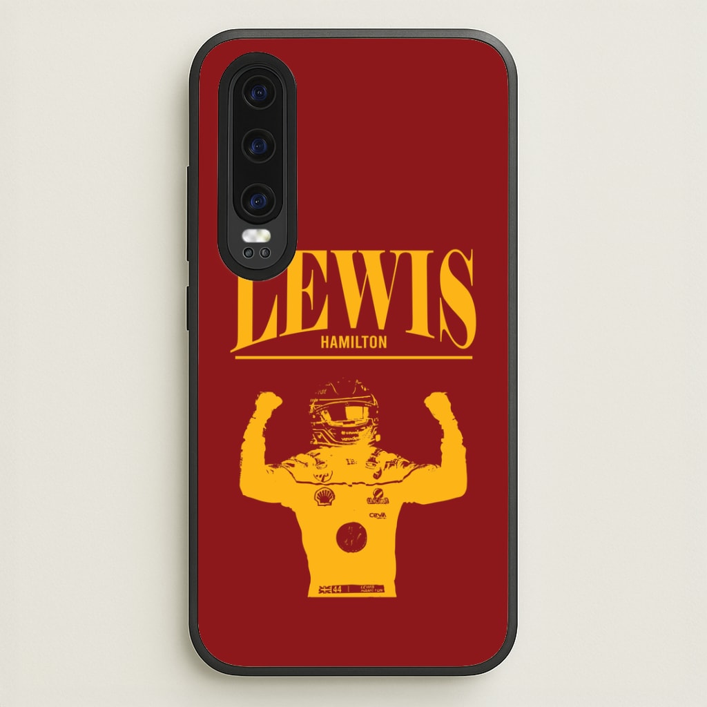Lewis Red And Gold Huawei P30 Case