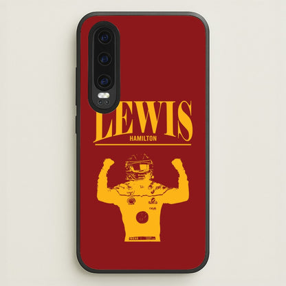 Lewis Red And Gold Huawei P30 Case