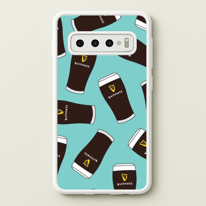 Stout Pint Pattern Galaxy S10 Plus Case