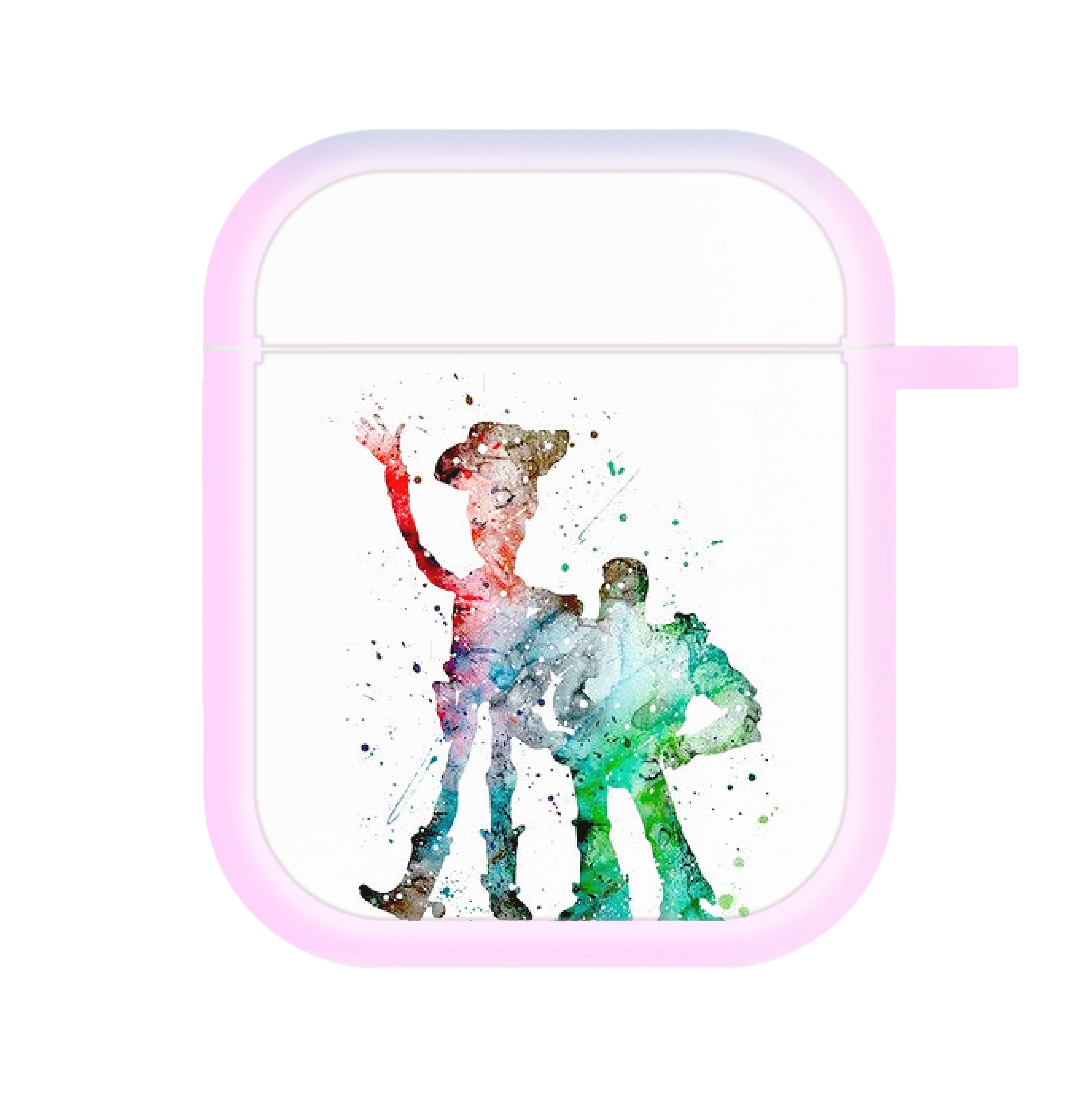 Watercolour Woody & Buzz A Story of Toys Fairytale AirPods Case