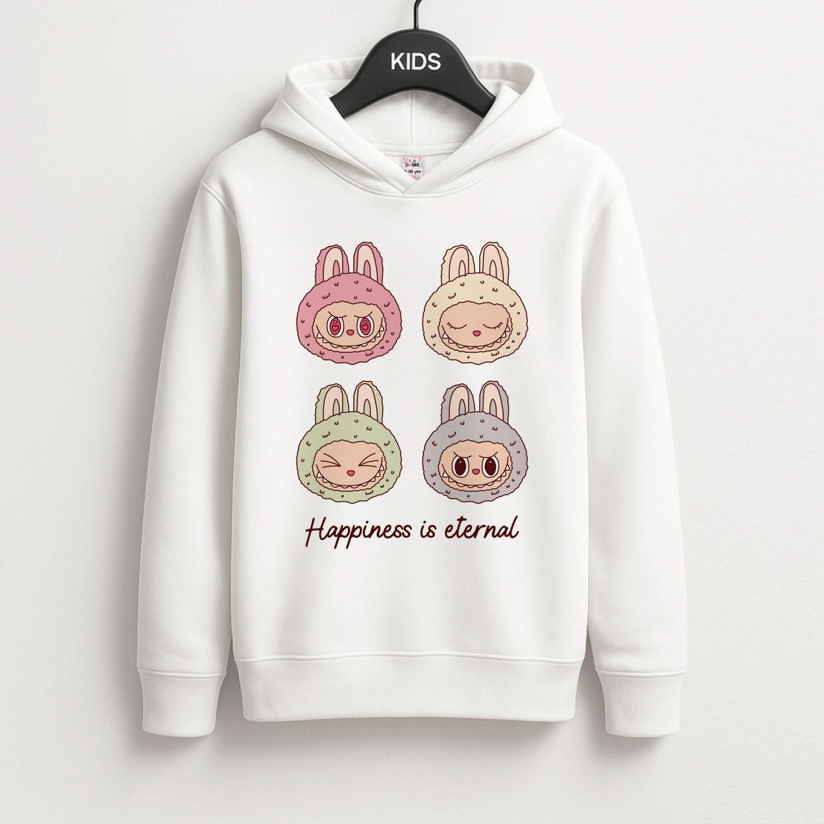 Happiness Is Eternal Monsters Kids Hoodie
