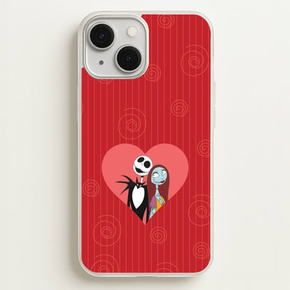 J And S Heart iPhone 13 Mini Case