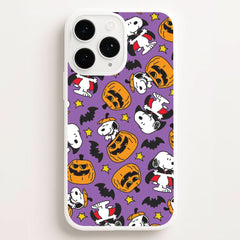 Cartoon Beagle Halloween Pattern Phone Case