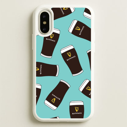 Stout Pint Pattern iPhone X / XS Case