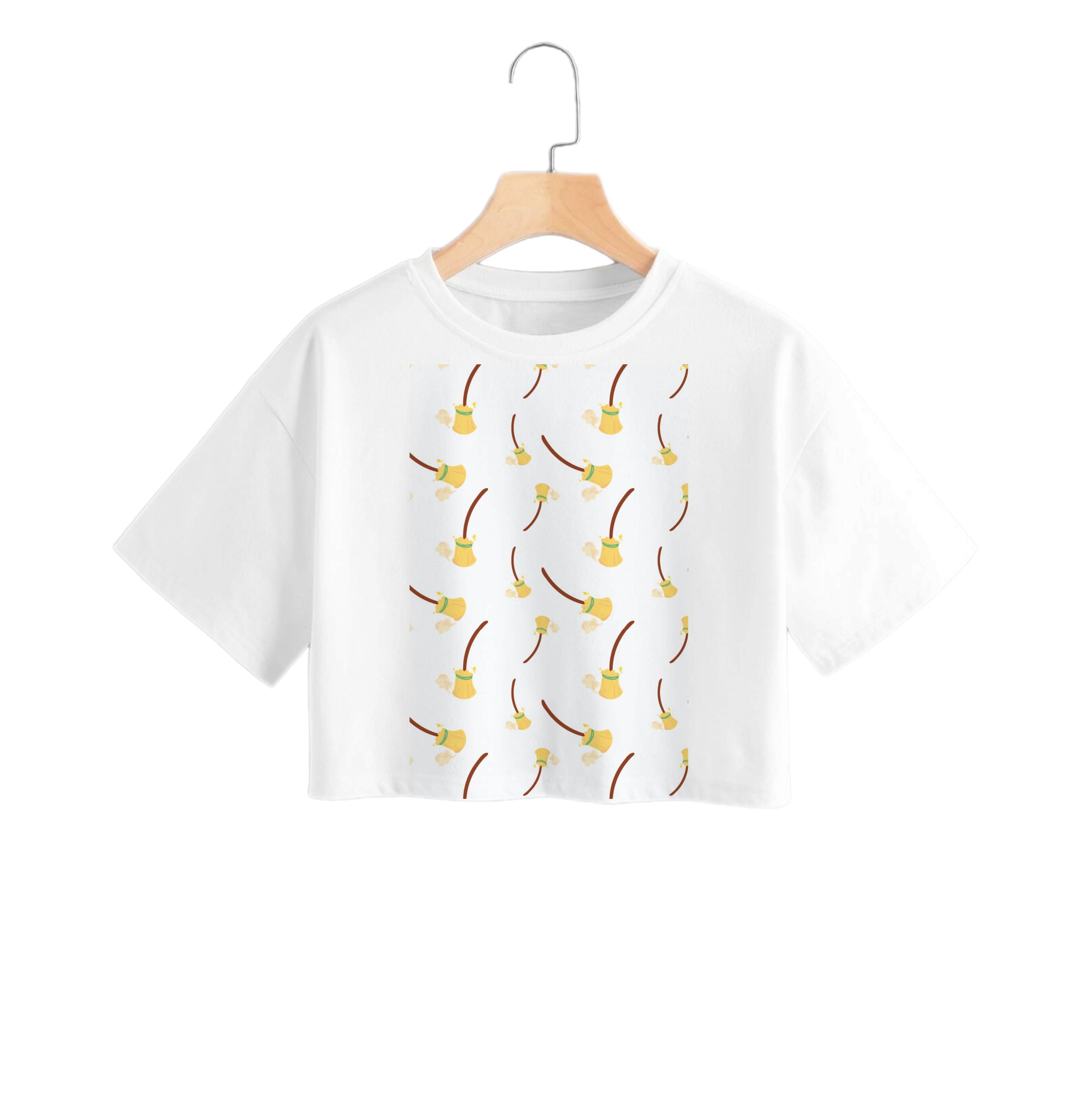 Broomstick - Halloween Crop Top