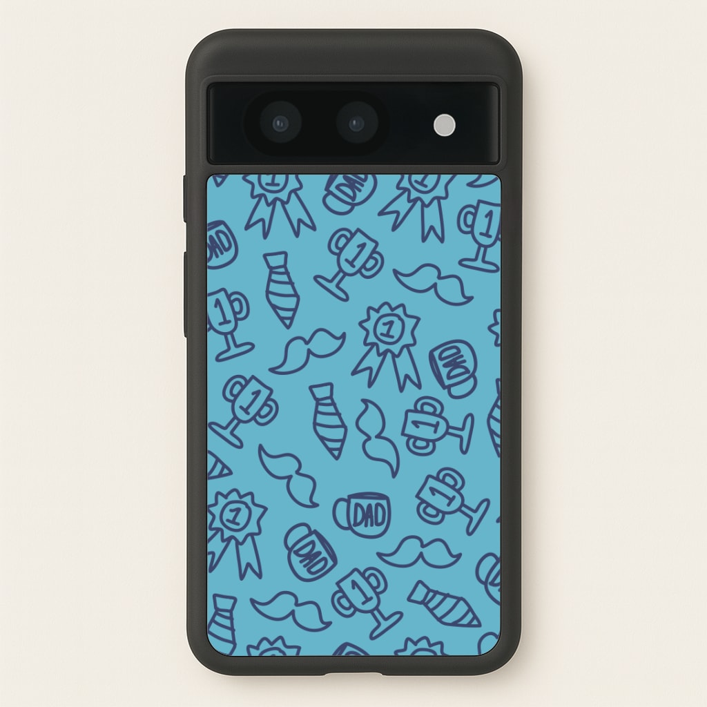 Dad Doodles Pattern Google Pixel 8a Case