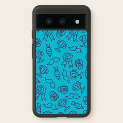 Dad Doodles Pattern Google Pixel 8a Case
