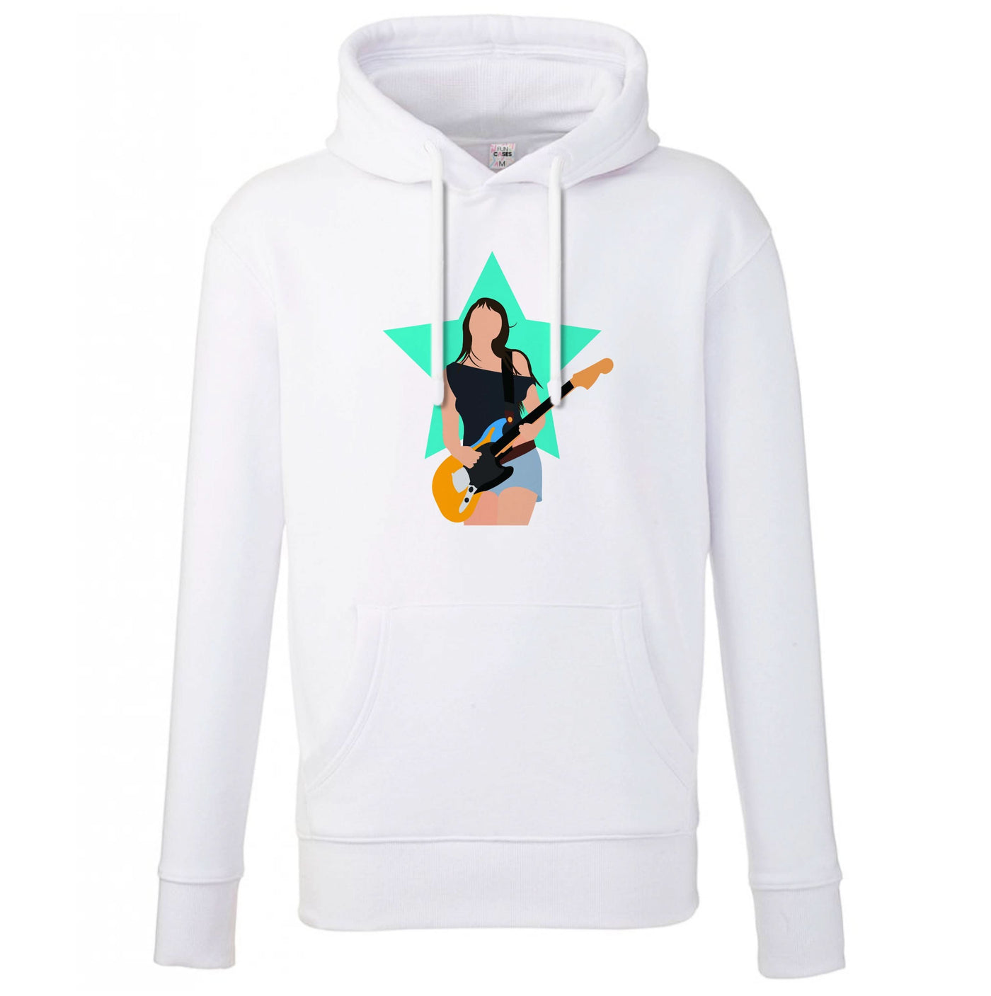 Orange Guitar Hoodie