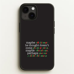 Green Creature Quote iPhone 13 Mini Case