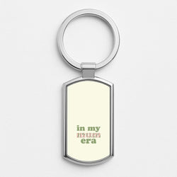 In My Mum Era Silver Metal Keyring