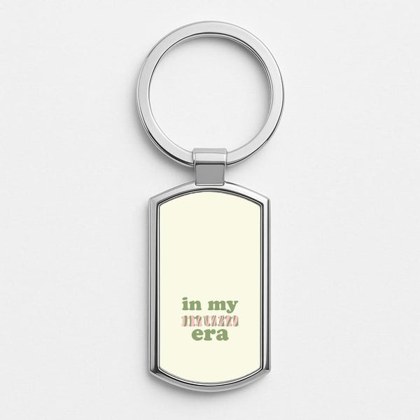 In My Mum Era Silver Metal Keyring