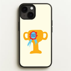 Cartoon Dad Trophy iPhone 13 Mini Case