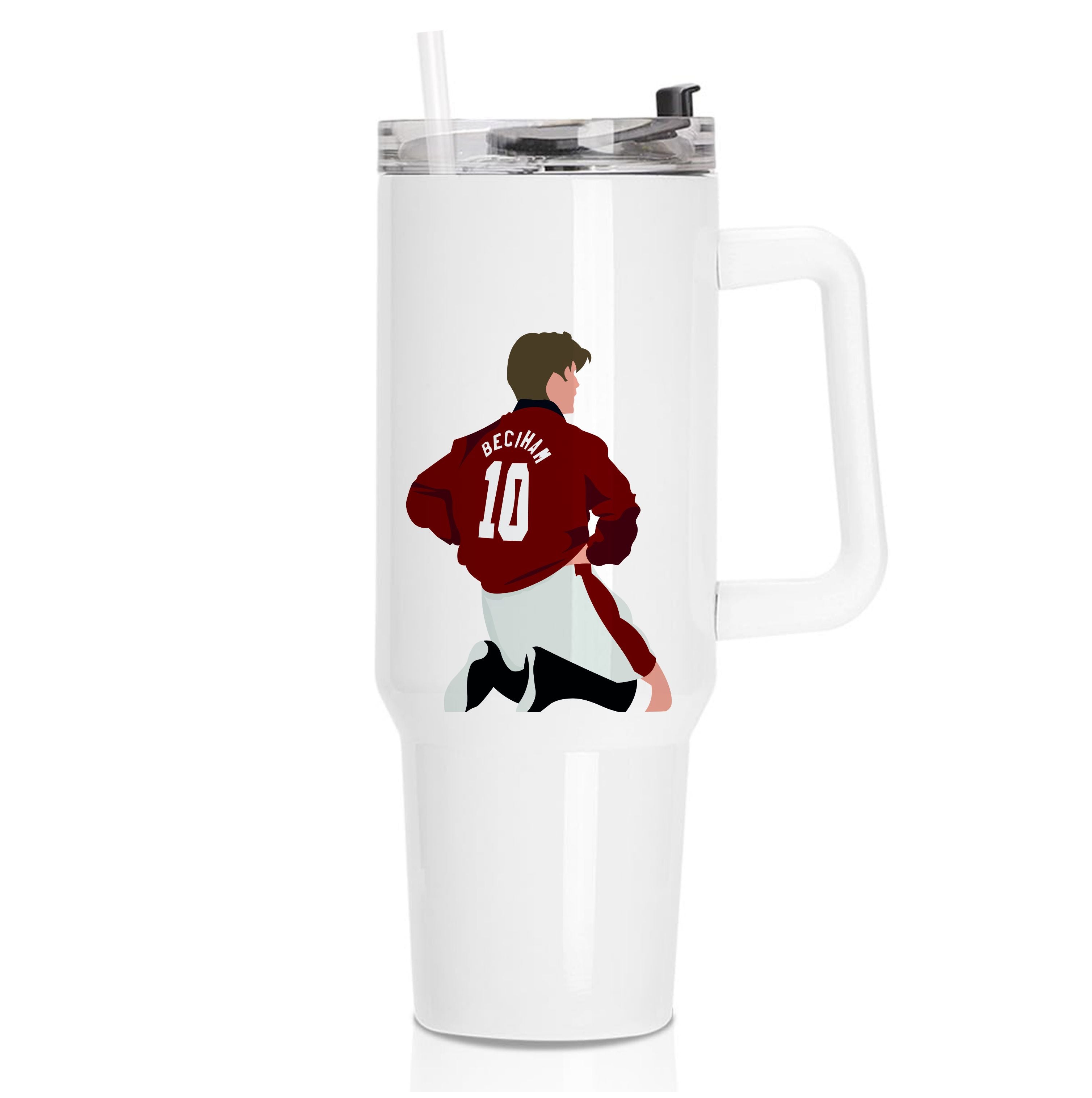 Beckham - Football Tumbler