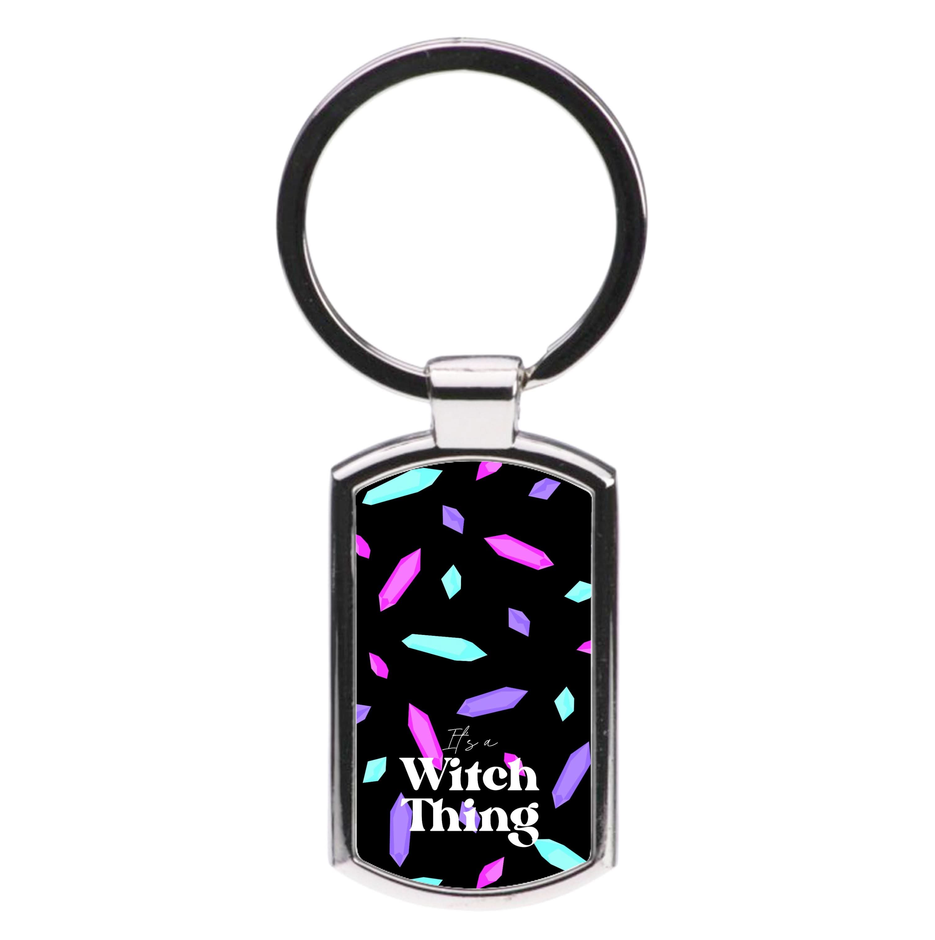 It's A Witch Thing Pattern Luxury Keyring