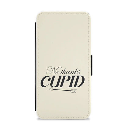 Valentine's No Thanks Cupid Flip / Wallet Phone Case