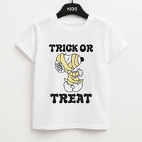 Trick Or Treat Cartoon Beagle Kids T-Shirt