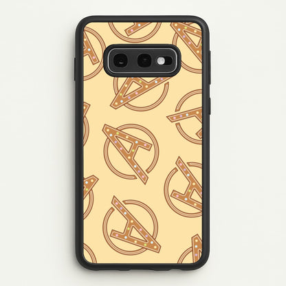 Superhero Team Gingerbread Pattern Galaxy S10e Case