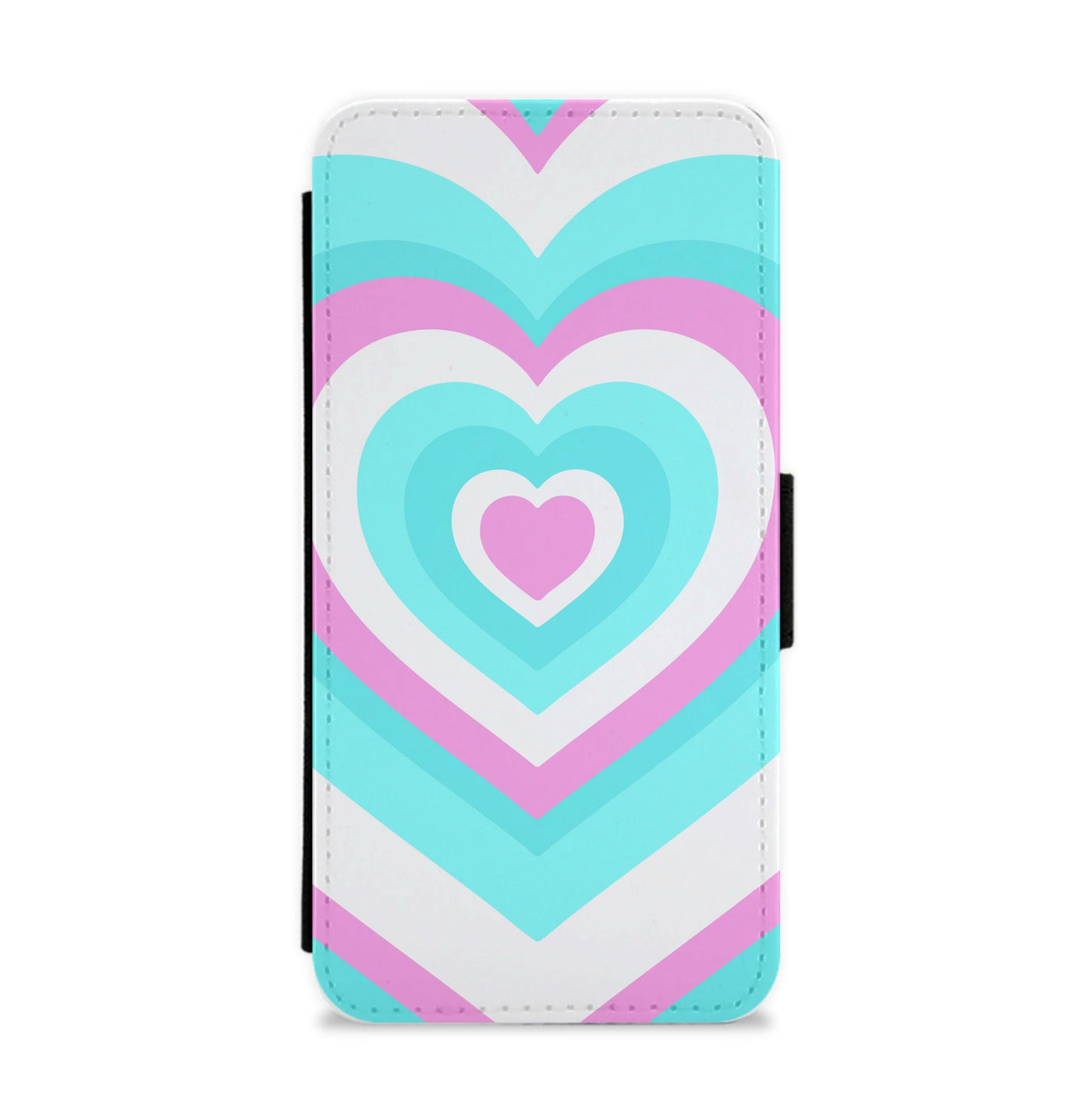 Trans Pride Heart Flip / Wallet Phone Case