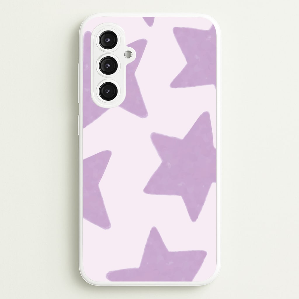 Lilac Stars Galaxy S23FE Case