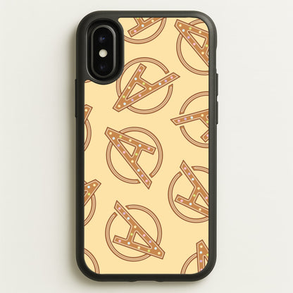 Superhero Team Gingerbread Pattern iPhone X / XS Case