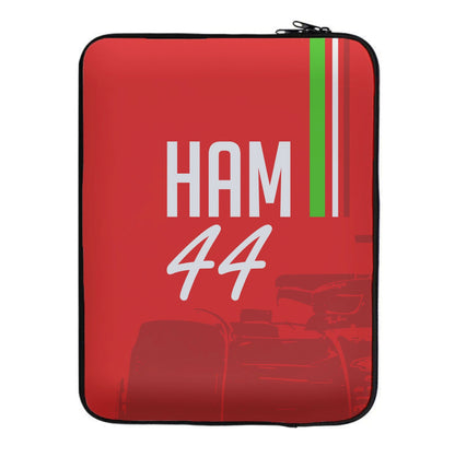 Dark Red Hamilton 44 Laptop Sleeve